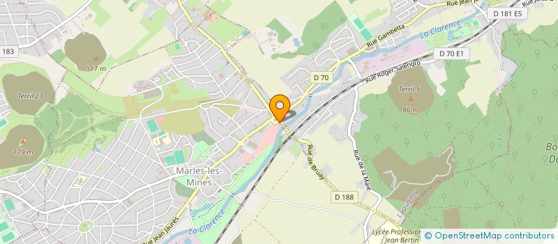 localisation de l'entreprise SCI LA CLARENCE  MARLES-LES-MINES