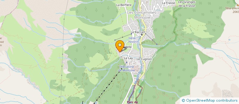 localisation de l'entreprise SCI LA CLARINE  LES CONTAMINES-MONTJOIE