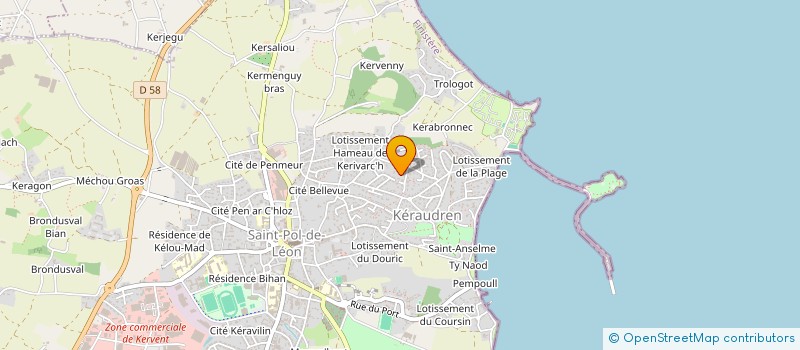 localisation de l'entreprise SCI LA CLARTE 29  SAINT-POL-DE-LEON