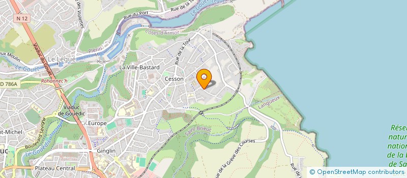 localisation de l'entreprise SCI LA CLARTE à SAINT-BRIEUC