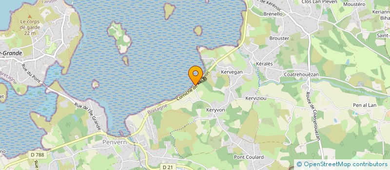 localisation de l'entreprise SCI LA CLARTE  PLEUMEUR-BODOU