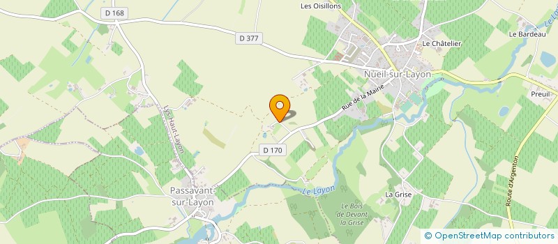 localisation de l'entreprise SCI LA CLARTIERE PINET à LYS-HAUT-LAYON