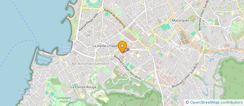 localisation de l'entreprise SCI LA CLAUDINE à MARSEILLE