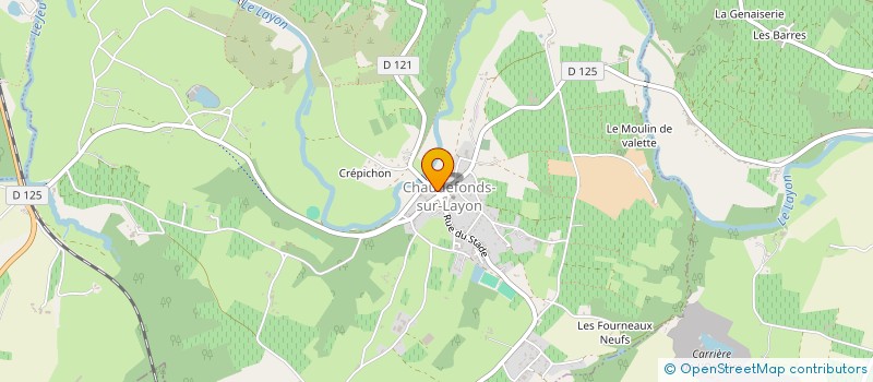 localisation de l'entreprise SCI LA CLAVERIE II à MAUGES-SUR-LOIRE