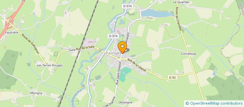 localisation de l'entreprise SCI LA CLAYE DES CHAMPS  PALINGES