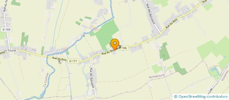 localisation de l'entreprise SCI LA CLAYRIERE  RICHEBOURG