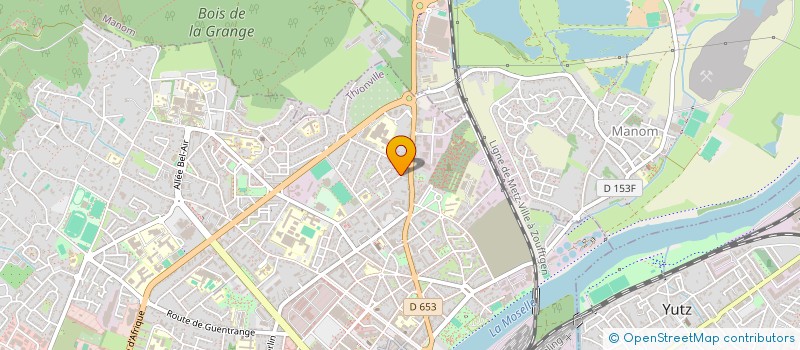 localisation de l'entreprise SCI LA CLE 57  THIONVILLE