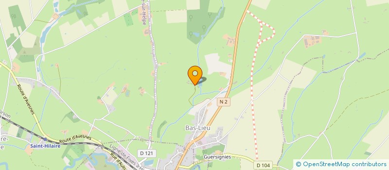 localisation de l'entreprise SCI LA CLE DE SOL  BAS-LIEU