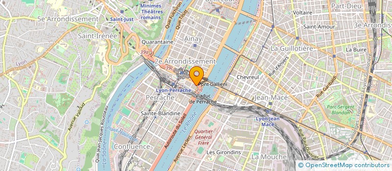 localisation de l'entreprise SCI LA CLE DE VOUTE  LYON