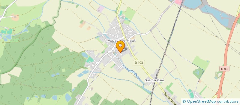 localisation de l'entreprise SCI LA CLE DES BOULEAUX  ASPACH-MICHELBACH