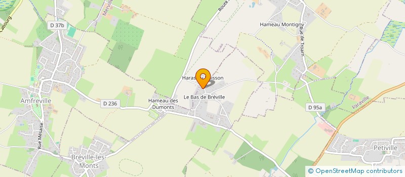 localisation de l'entreprise SCI LA CLE DES CHAMPS à BREVILLE-LES-MONTS