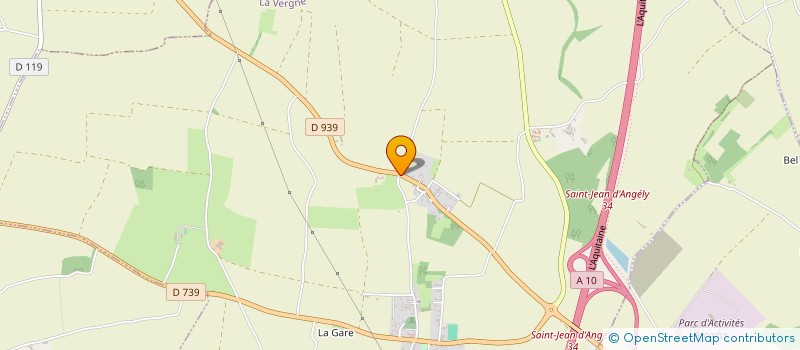 localisation de l'entreprise SCI LA CLE DES CHAMPS  LA VERGNE