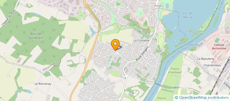 localisation de l'entreprise SCI LA CLE DES CHAMPS  BOUCHEMAINE