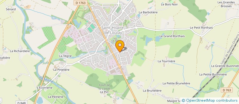 localisation de l'entreprise SCI LA CLE DES CHAMPS à MONTAIGU-VENDEE
