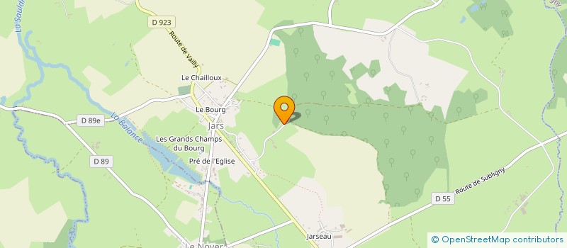 localisation de l'entreprise SCI LA CLE DES CHAMPS  JARS