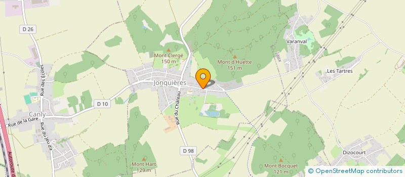 localisation de l'entreprise SCI LA CLE DES CHAMPS  JONQUIERES