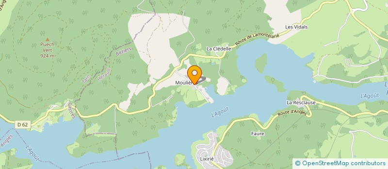 localisation de l'entreprise SCI LA CLEDELLE  LA SALVETAT-SUR-AGOUT