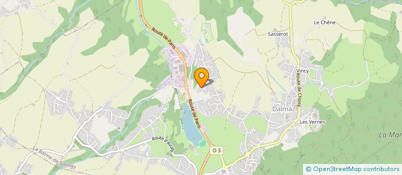 localisation de l'entreprise SCI LA CLEF  LA BALME-DE-SILLINGY