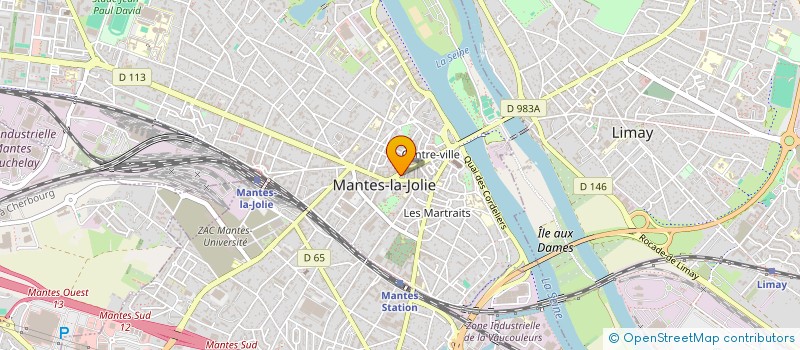 localisation de l'entreprise SCI LA CLEF D'IVOIRE  MANTES-LA-JOLIE