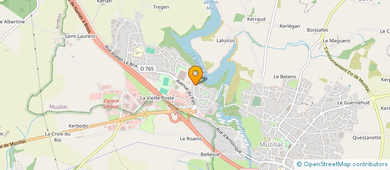 localisation de l'entreprise SCI LA CLEF DES CHAMPS 56  MUZILLAC