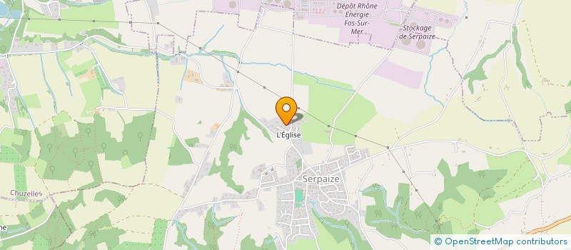 localisation de l'entreprise SCI LA CLEF DESCHATS  SERPAIZE