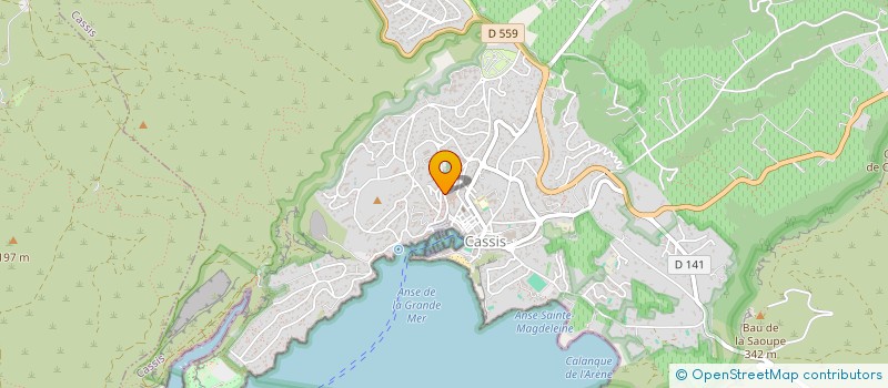 localisation de l'entreprise SCI LA CLEMENTINE à CASSIS
