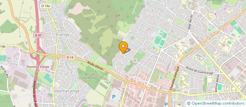 localisation de l'entreprise SCI LA CLEURIE à THIONVILLE