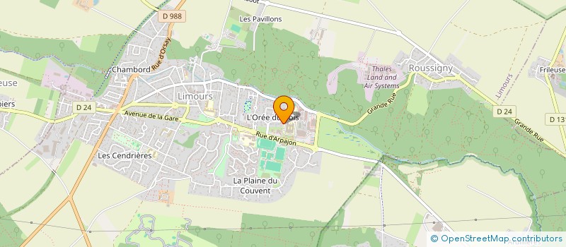 localisation de l'entreprise SCI LA CLICHOISE DE L'IMMOBILIER à LIMOURS