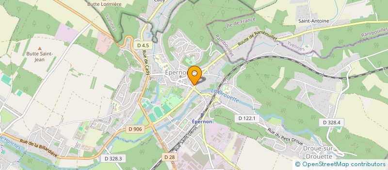 localisation de l'entreprise SCI LA CLINIQUE DU SYCOMORE à EPERNON