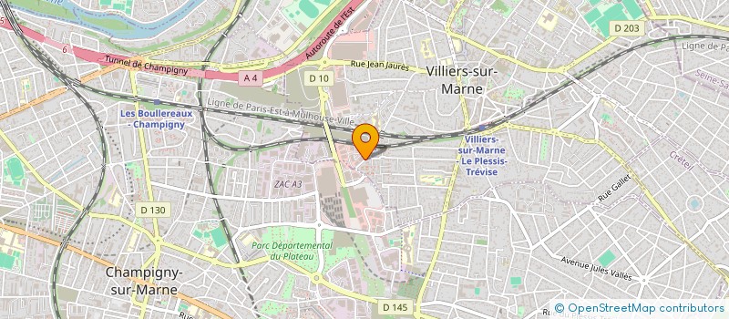 localisation de l'entreprise SCI LA CLIQUE DES MOUSQUETAIRES  VILLIERS-SUR-MARNE