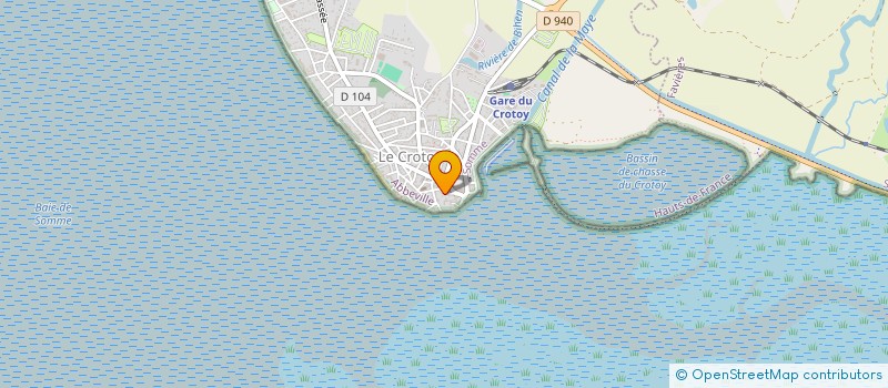 localisation de l'entreprise SCI LA CLOBRIARINE à LE CROTOY