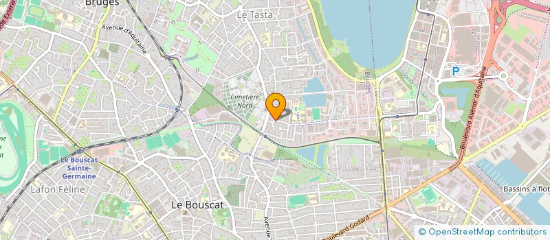 localisation de l'entreprise SCI LA CLOCHE VERTE  BRUGES