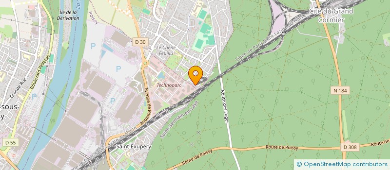 localisation de l'entreprise SCI LA CLOISON à ACHERES