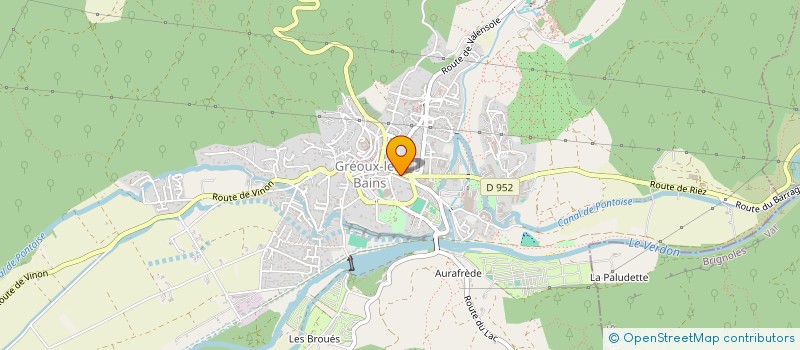 localisation de l'entreprise SCI LA CLOSERAIE  GREOUX-LES-BAINS