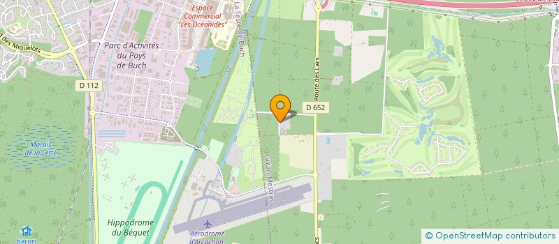 localisation de l'entreprise SCI LA CLOSERAIE  GUJAN-MESTRAS