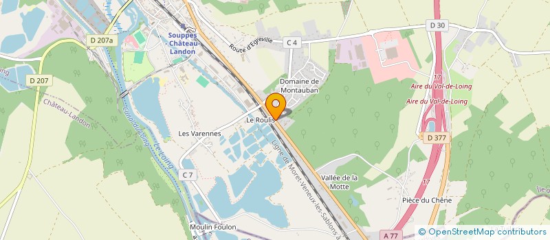 localisation de l'entreprise SCI LA CLOSERIE  SOUPPES-SUR-LOING