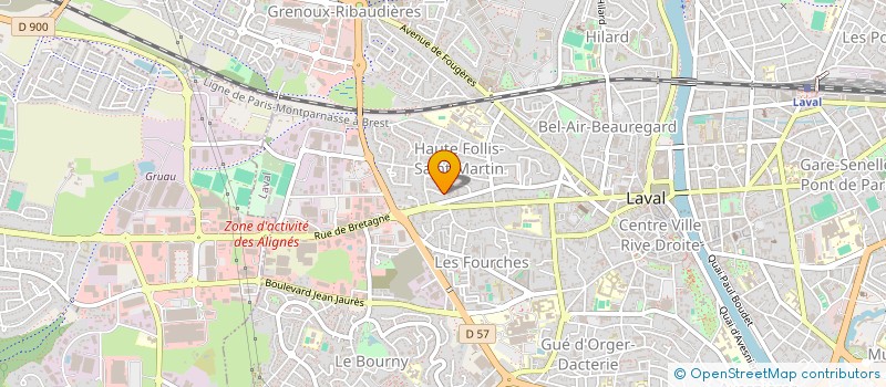 localisation de l'entreprise SCI LA CLOSERIE à LAVAL