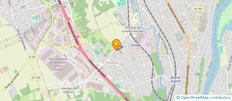 localisation de l'entreprise SCI LA CLOSERIE  VILLABE