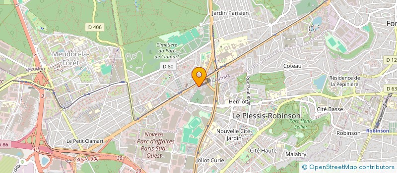 localisation de l'entreprise SCI LA CLOSERIE  CLAMART