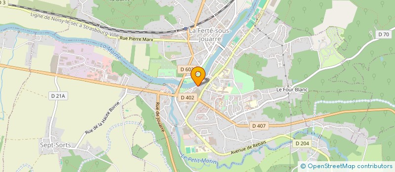 localisation de l'entreprise SCI LA CLOSERIE DES MEULIERES à LA FERTE-SOUS-JOUARRE