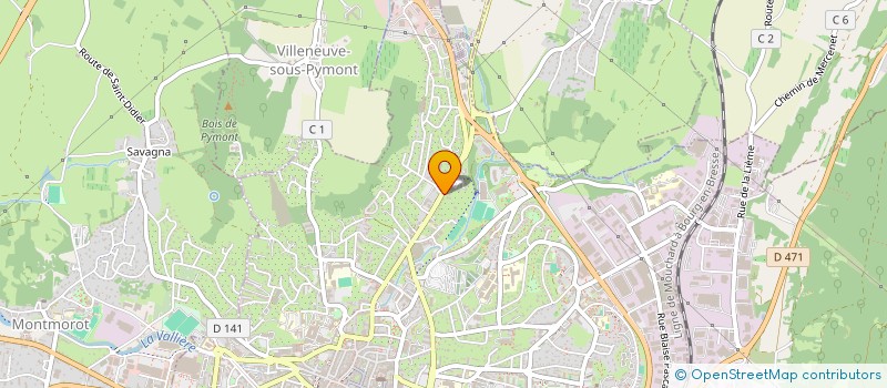 localisation de l'entreprise SCI LA CLUSAZ 2015  LONS-LE-SAUNIER