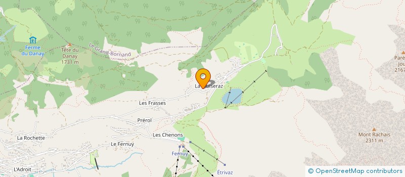 localisation de l'entreprise SCI LA CLUSIERE à LA CLUSAZ