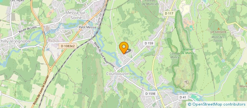 localisation de l'entreprise SCI LA COCCINELLE  COURBOUZON