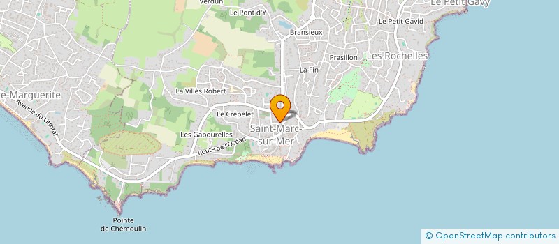 localisation de l'entreprise SCI LA COCCINELLE  SAINT-NAZAIRE