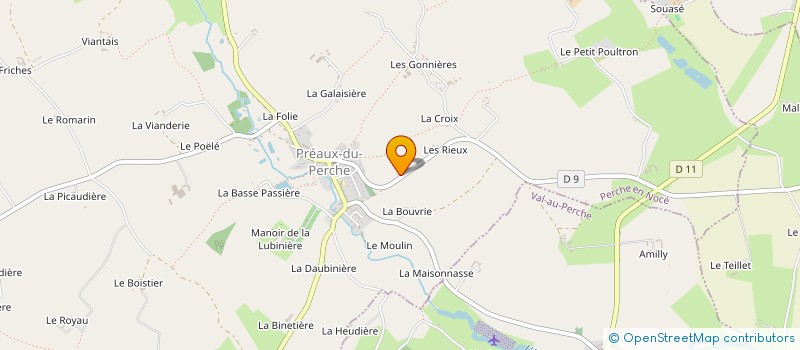 localisation de l'entreprise SCI LA COCHARDIERE à COUR-MAUGIS SUR HUISNE