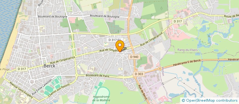 localisation de l'entreprise SCI LA CODRONNIERE  BERCK