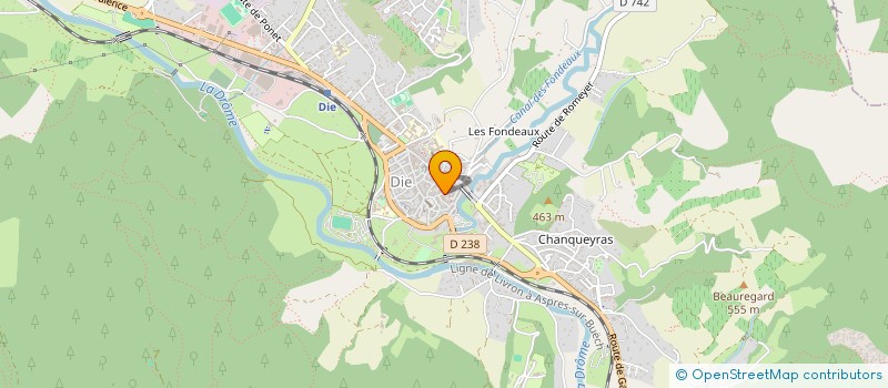 localisation de l'entreprise SCI LA COFRA à DIE