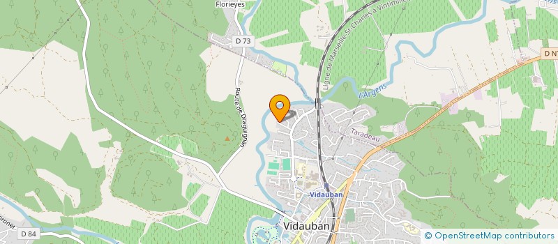 localisation de l'entreprise SCI LA COLETTE  VIDAUBAN