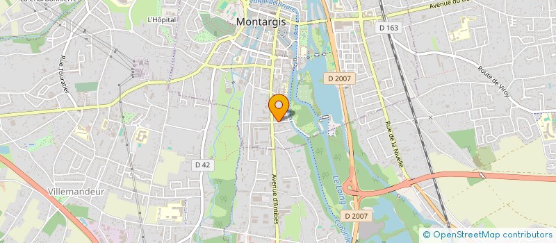localisation de l'entreprise SCI LA COLINIERE à MONTARGIS