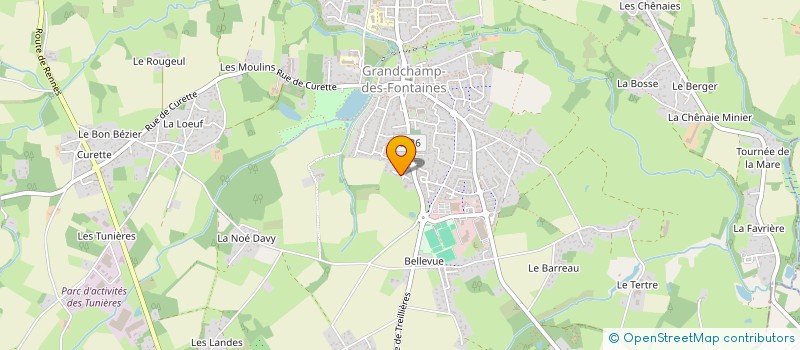 localisation de l'entreprise SCI LA COLINIERE  GRANDCHAMP-DES-FONTAINES